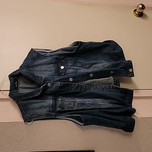 Jean jacket vest